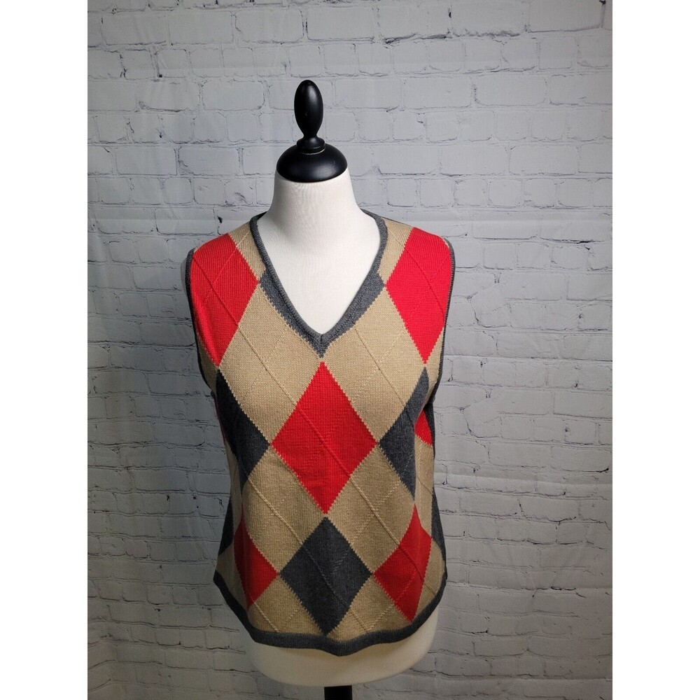 Vintage Liz Claiborne LizSport Women’s Sleeveless V-Neck Sweater Size PM NWT